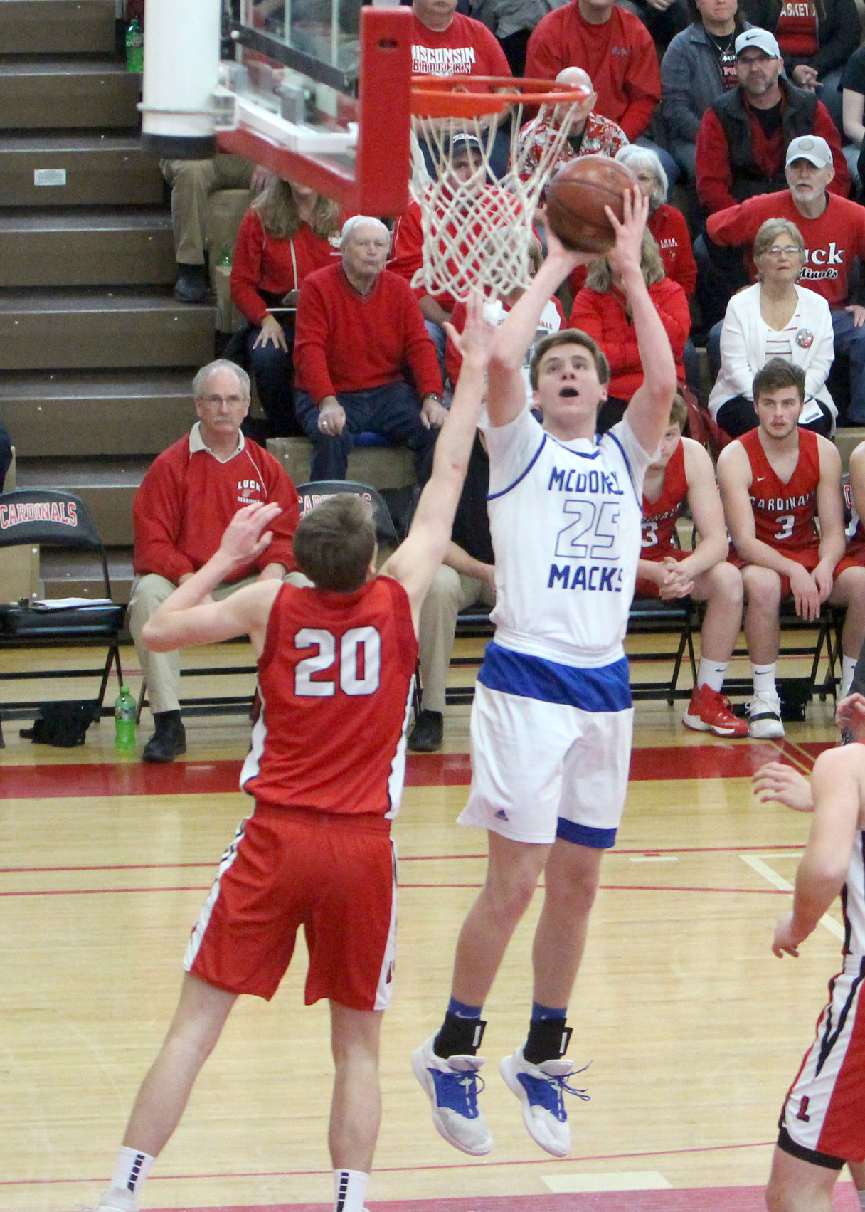 McDonell boys basketball vs Luck at Chi-Hi 3-9-19